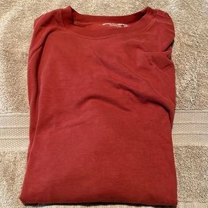 Eddie Bauer Mens Medium Orange Long Sleeve Shirt